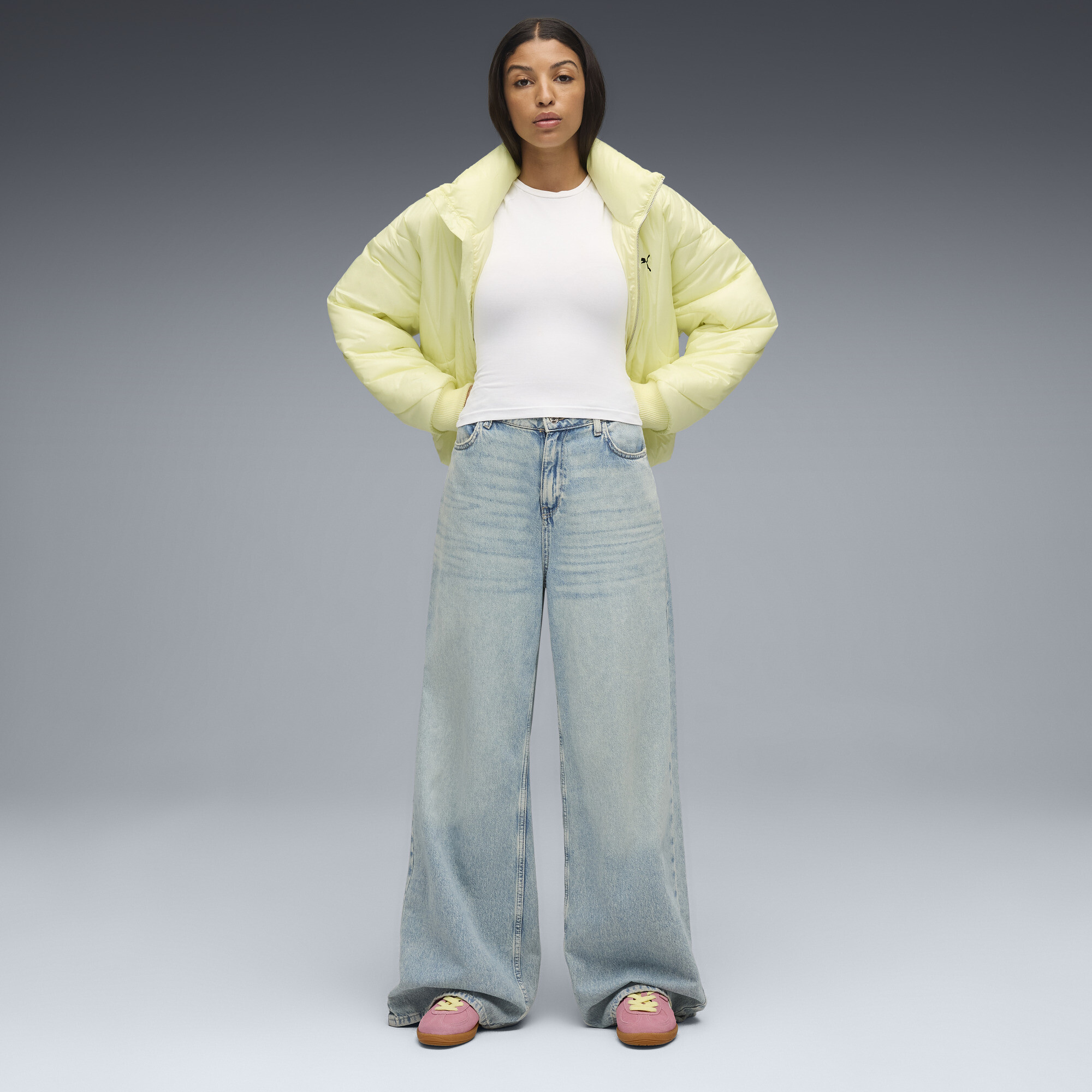 PUMA Palermo, Roze/Goud, Maat 39 thumbnail 7