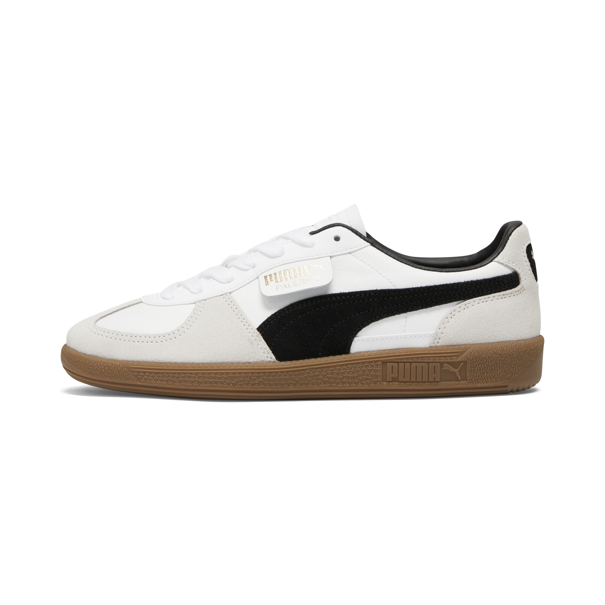 Sneakers en cuir Palermo, Blanc, Adulte 9.5 | 396464_01