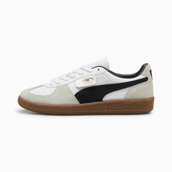 Tenis casuales de piel Palermo, PUMA White-Vapor Gray-Gum, large-MEX