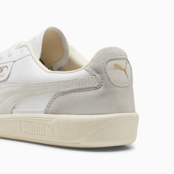 Palermo Leather Sneakers Unisex, PUMA White-Cool Light Gray-Sugared Almond, large-ZAF