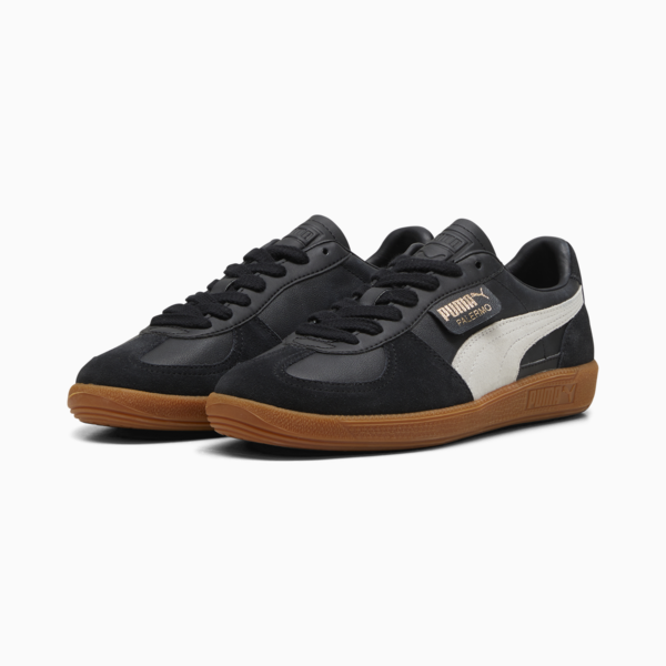 Zapatillas Palermo Lth unisex, PUMA Black-Feather Gray-Gum, large-ARG