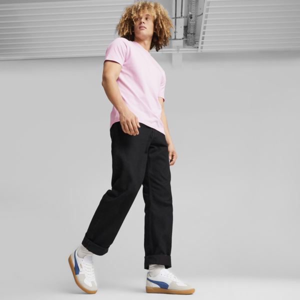 Tenis casuales de piel Palermo, PUMA White-Vapor Gray-Clyde Royal, large-MEX