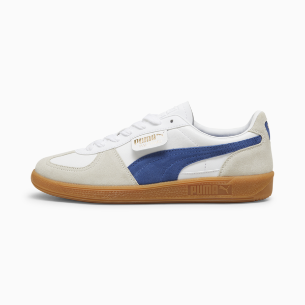 Tenis casuales de piel Palermo, PUMA White-Vapor Gray-Clyde Royal, large-MEX