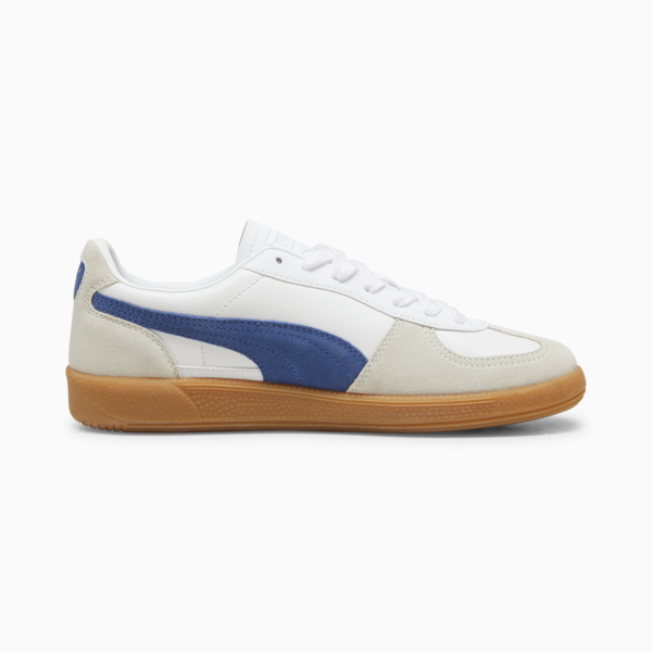 Tenis casuales de piel Palermo, PUMA White-Vapor Gray-Clyde Royal, large-MEX