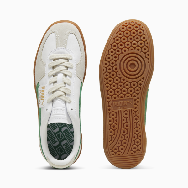 Tenis casuales de piel Palermo, PUMA White-Vapor Gray-Archive Green, large-MEX
