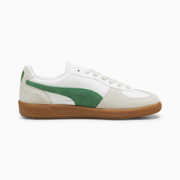 Tenis casuales de piel Palermo, PUMA White-Vapor Gray-Archive Green, large-MEX