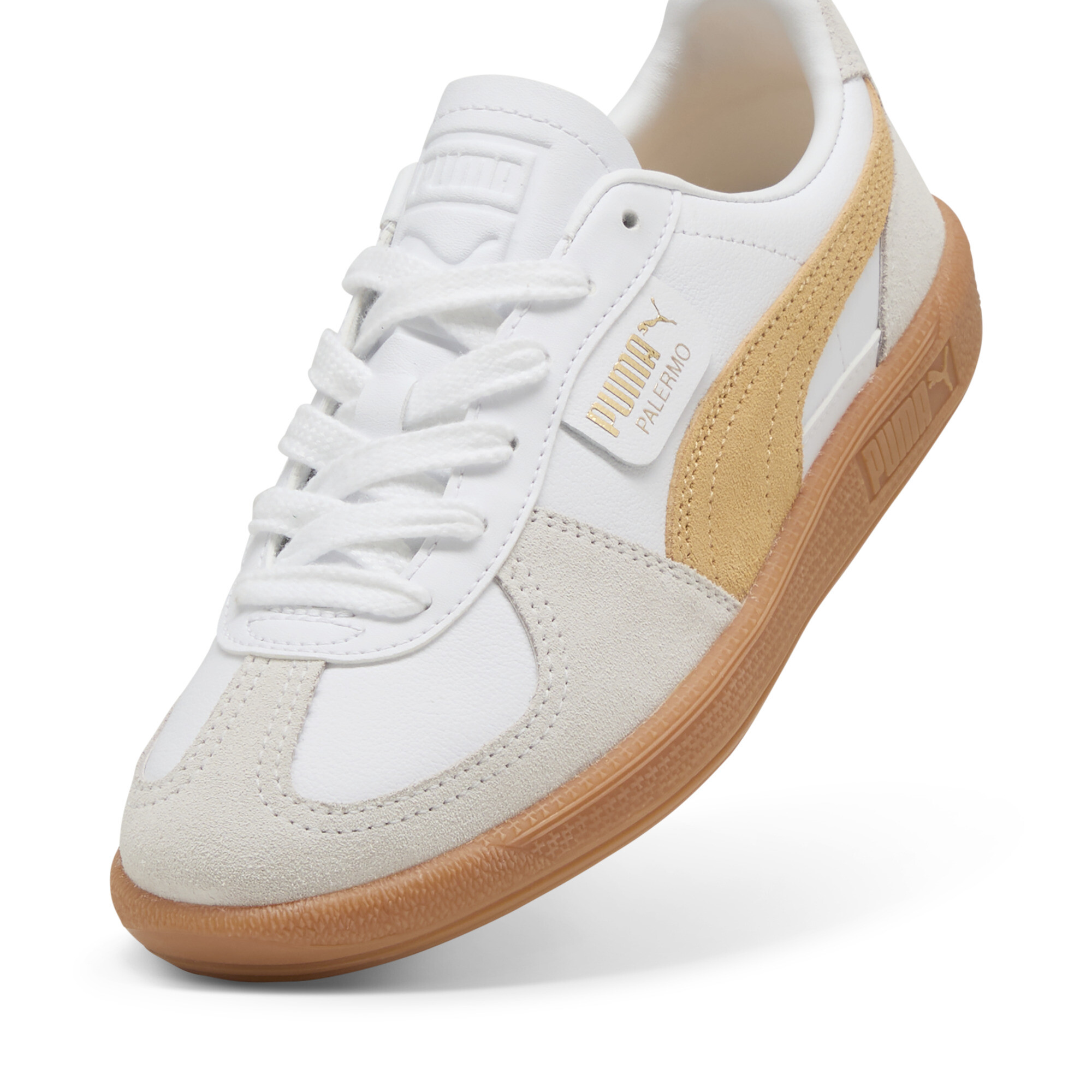 Palermo leren sneakers uniseks, Wit, Maat 48 | PUMA