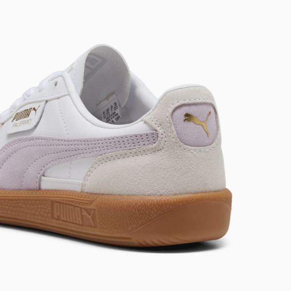 Tenis casuales de piel Palermo, PUMA White-Lilac Frost, large-MEX