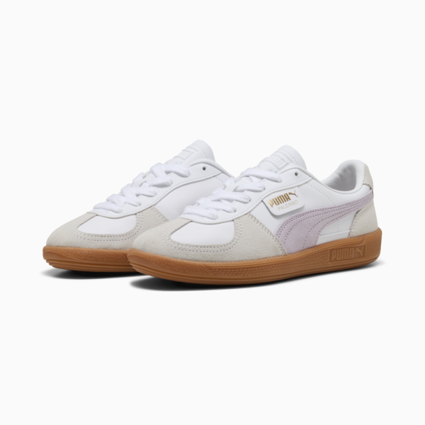 Zapatillas Palermo Lth unisex, PUMA White-Lilac Frost, large-ARG