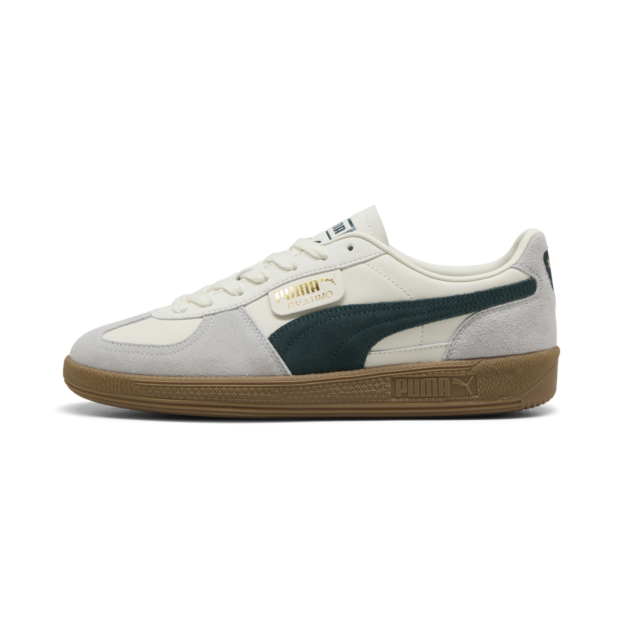 Кеди Palermo Lth Sneakers | Колір: Білий | Warm White-Green