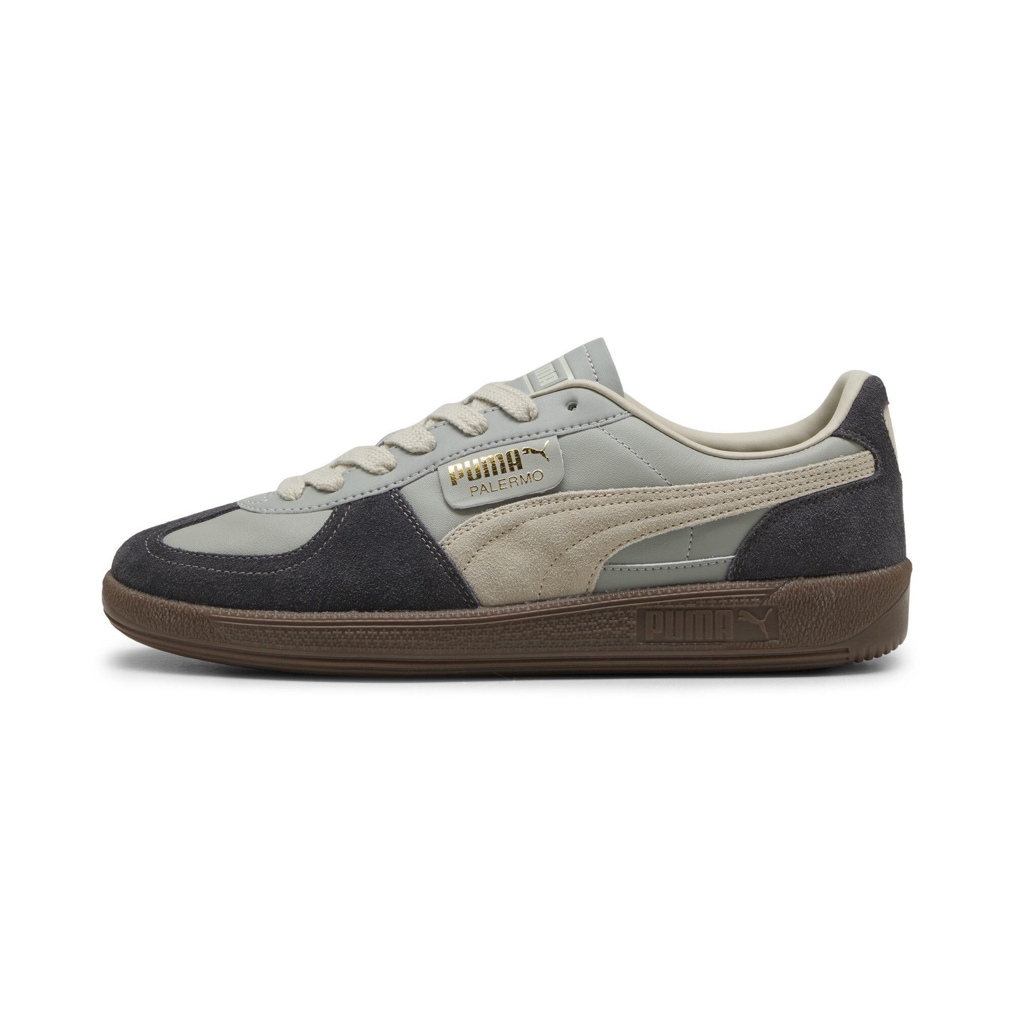 PUMA Palermo Leather Sneakers in Grey - 396464_23