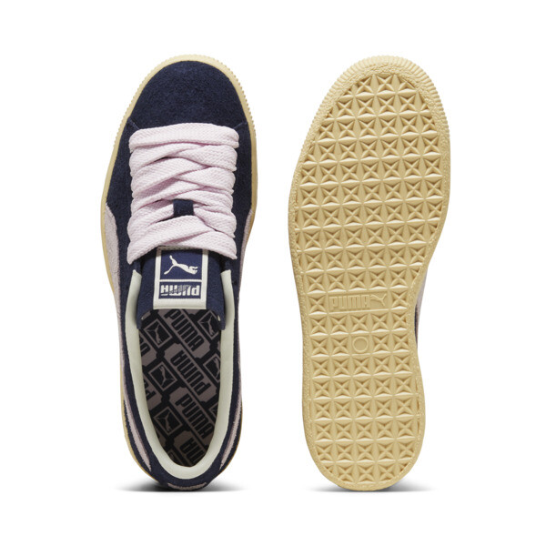 Zapatillas para mujer Suede VTG B-Girl, PUMA Navy-Light Straw, large-ARG