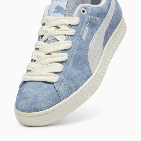 Suede Basketball Nostalgia Sneakers, Dewdrop-Frosted Ivory, large-ZAF