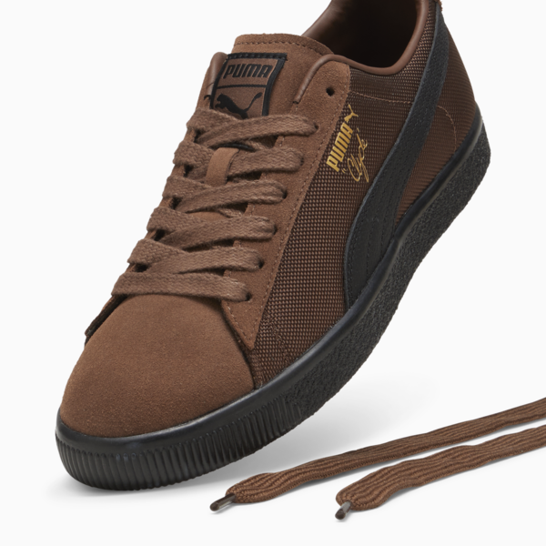 Clyde Soph Sneakers, Espresso Brown-PUMA Black, large-MEX
