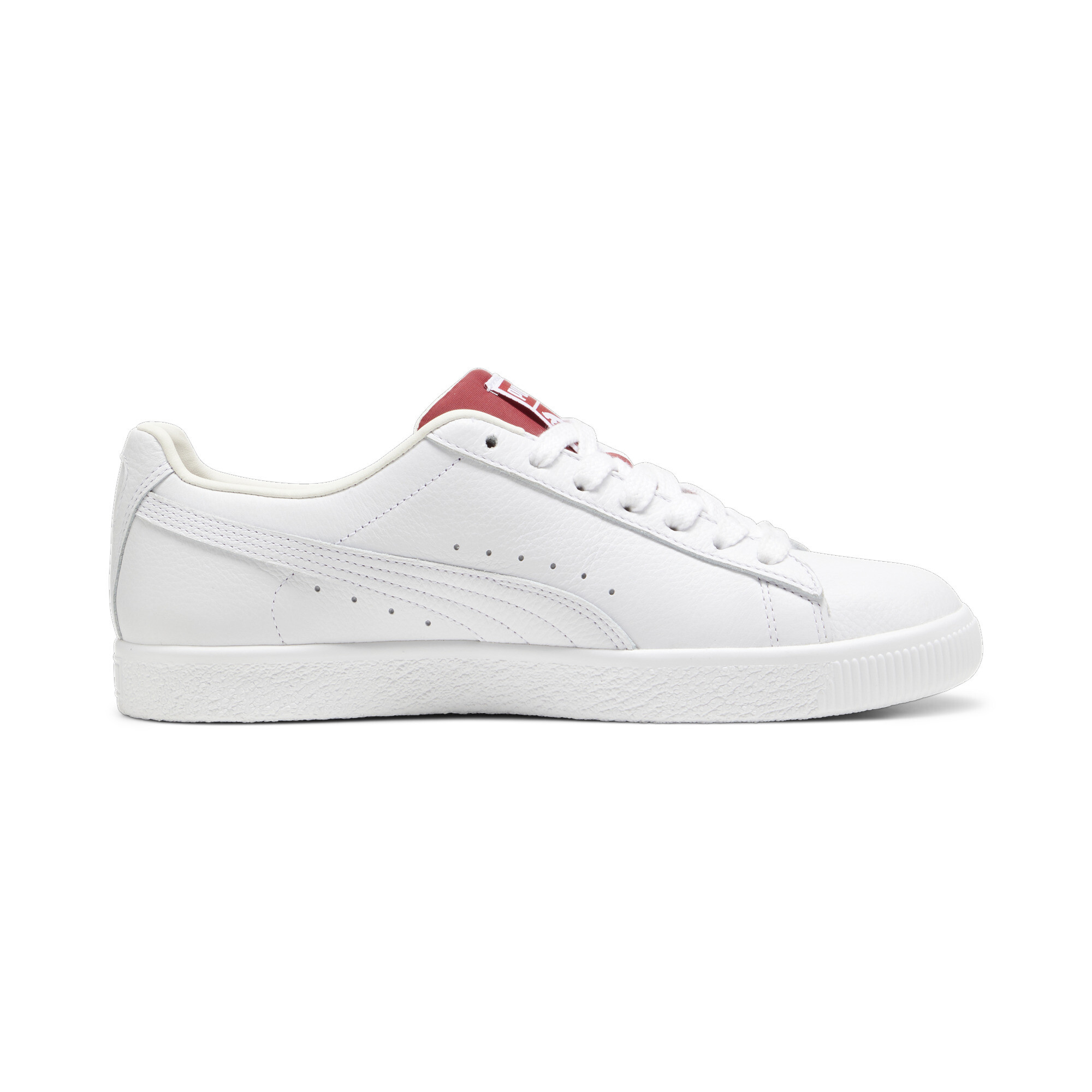 Men's PUMA Clyde Varsity II Sneakers In White, Size EU 42.5