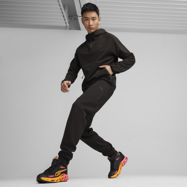 Exotek NITRO™ Fire Glow Sneakers, PUMA Black-Sun Stream, large-MEX