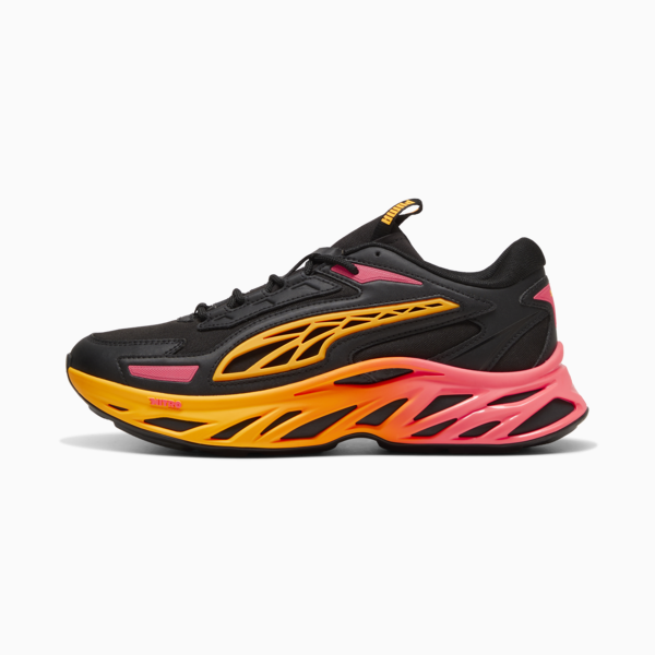 Exotek NITRO™ Fire Glow Sneakers, PUMA Black-Sun Stream, large-MEX