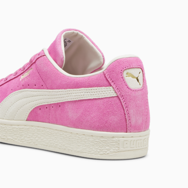 Suede Neon Sneakers, Poison Pink-Frosted Ivory, large-MEX