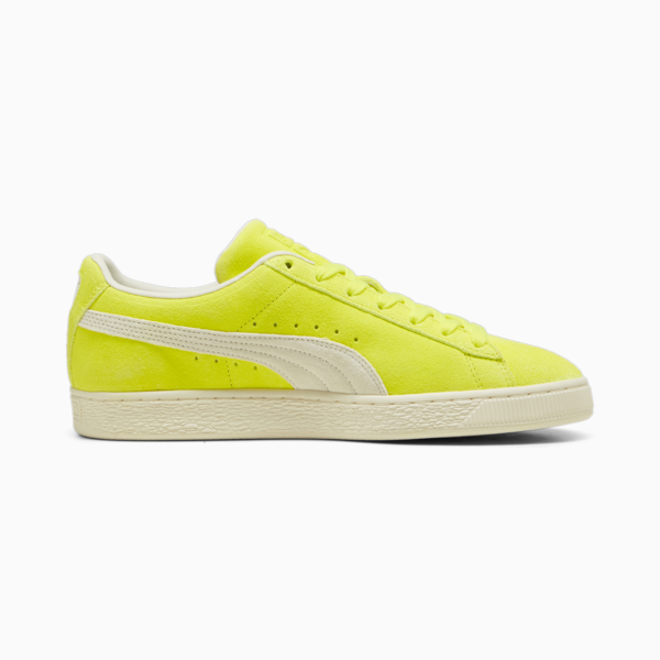 Suede Neon Sneakers, Electric Lime-Frosted Ivory, large-MEX