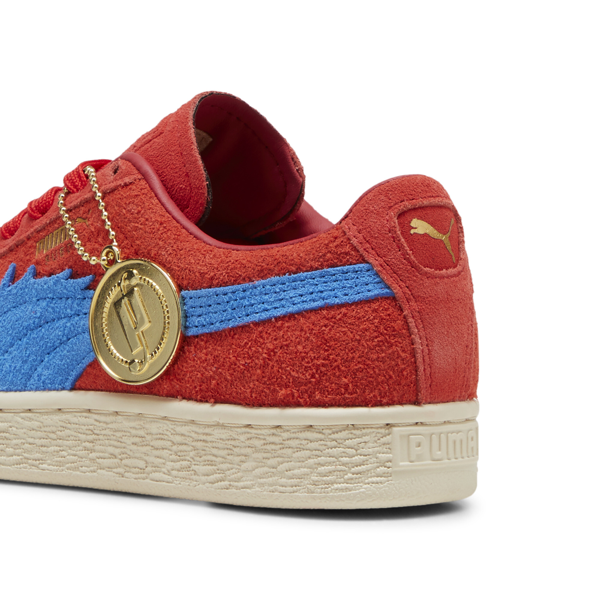 PUMA X ONE PIECE Suede Buggy The Genius Jester Sneakers Unisex In Red, Size EU 42.5