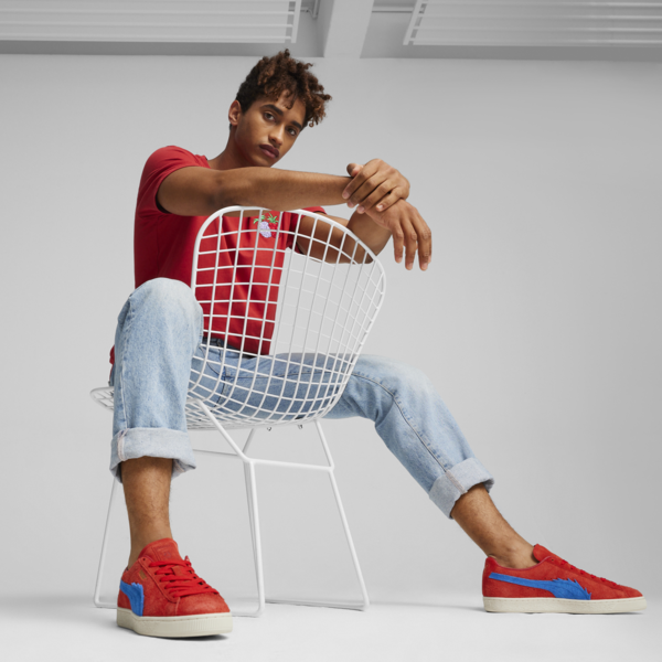 Zapatillas Suede PUMA x ONE PIECE Buggy El Payaso, For All Time Red-Ultra Blue, large-ARG