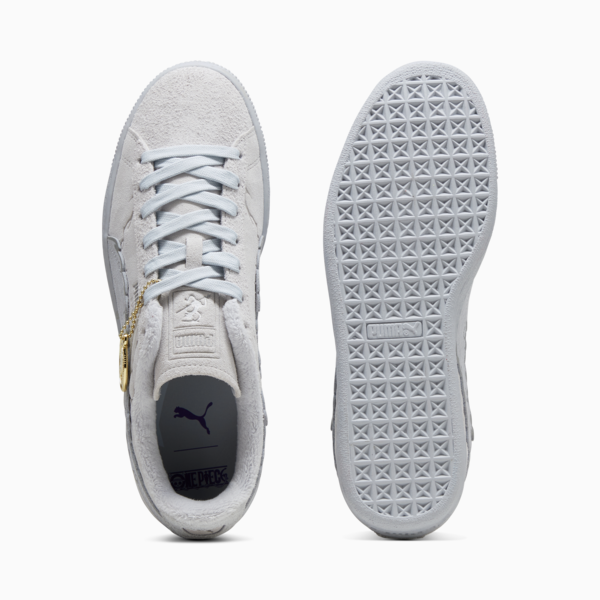 Zapatillas Suede PUMA x ONE PIECE, Feather Gray-Platinum Gray, large-ARG