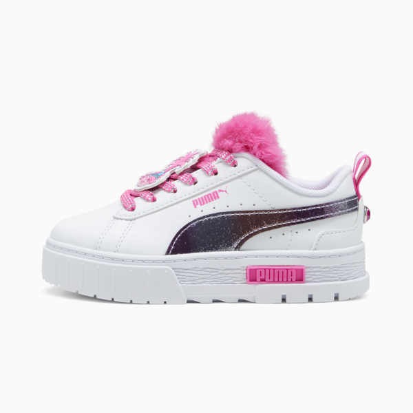 PUMA x TROLLS Mayze Kids' Sneakers, PUMA White-Ravish, large-ZAF