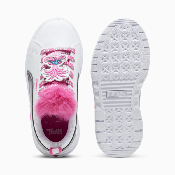 PUMA x TROLLS Mayze Kids' Sneakers, PUMA White-Ravish, large-ZAF