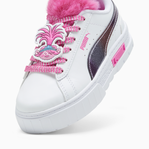 PUMA x TROLLS Mayze Kids' Sneakers, PUMA White-Ravish, large-ZAF