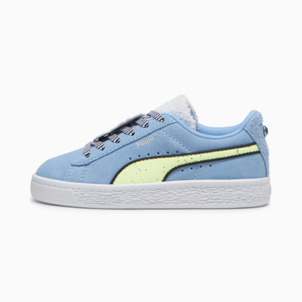 PUMA x TROLLS Suede Kids' Sneakers, Team Light Blue-Fizzy Light, large-ZAF