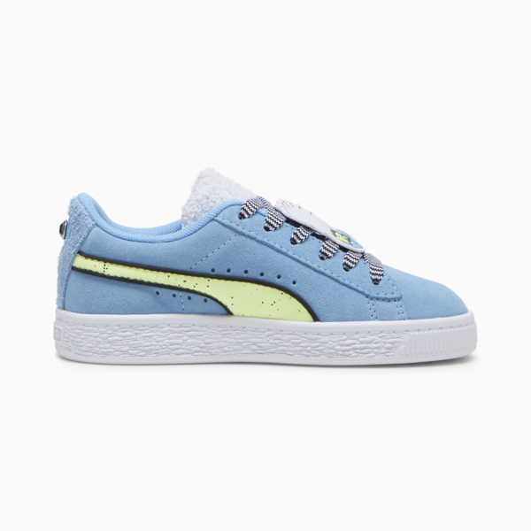 PUMA x TROLLS Suede Kids' Sneakers, Team Light Blue-Fizzy Light, large-ZAF