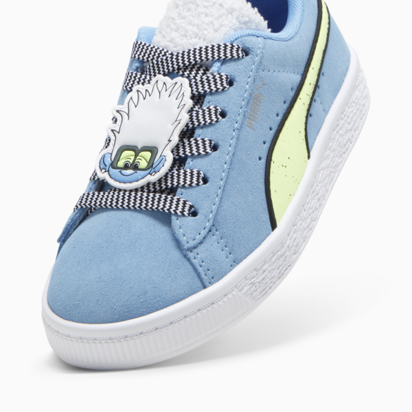 PUMA x TROLLS Suede Kids' Sneakers, Team Light Blue-Fizzy Light, large-ZAF