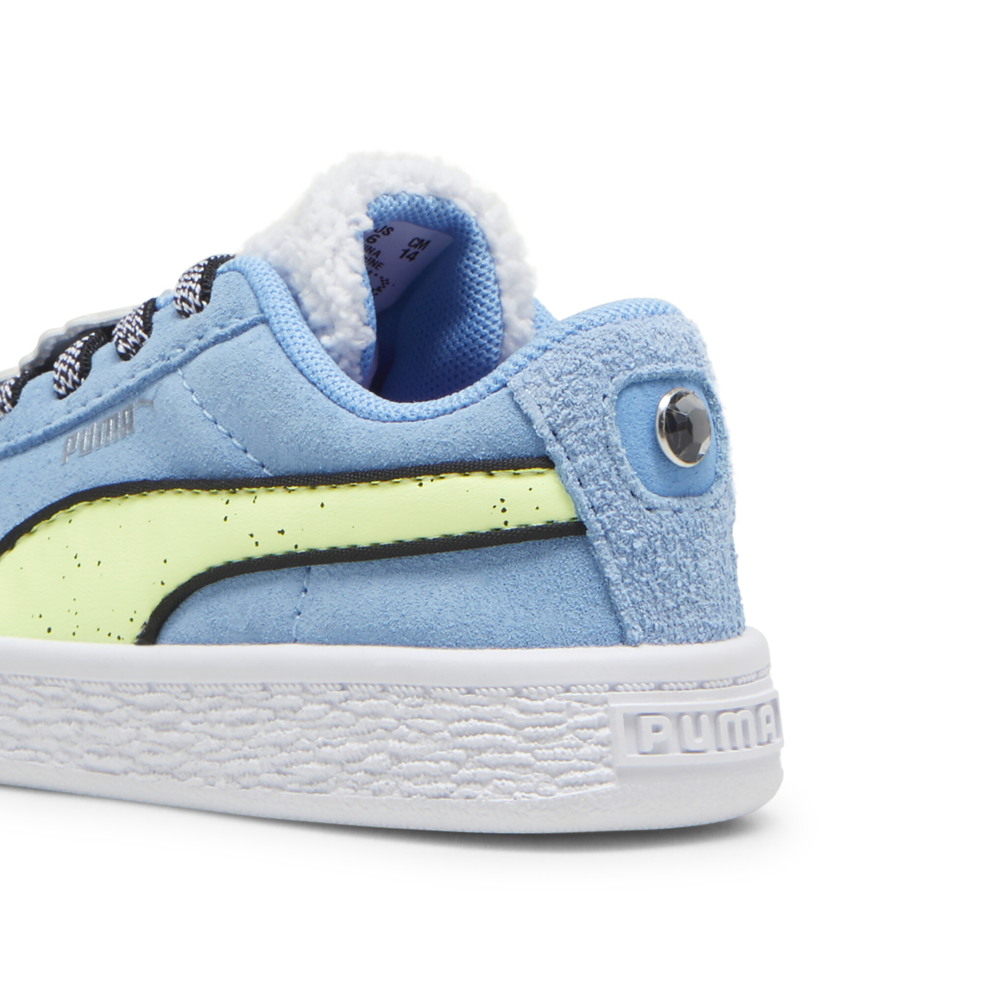 Puma X TROLLS Suede Toddlers' Sneakers, Blue, Size 22, Shoes