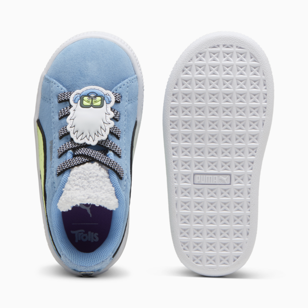 PUMA x TROLLS Suede Toddlers' Sneakers, Team Light Blue-Fizzy Light, large-ZAF