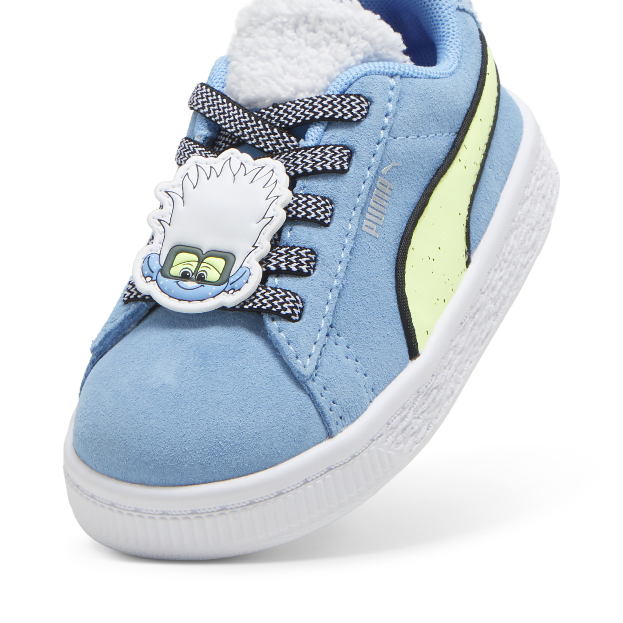 Puma X TROLLS Suede Toddlers' Sneakers, Blue, Size 22, Shoes