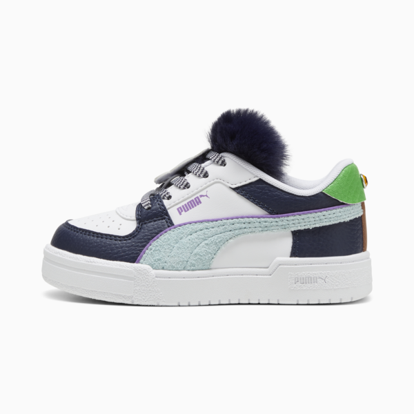 PUMA x TROLLS CA Pro Kids' Sneakers, PUMA White-PUMA Navy, large-ZAF