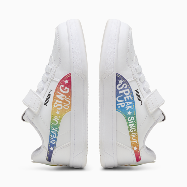 PUMA x TROLLS Caven 2.0 Kids' Sneakers, PUMA White-Ravish-Active Red, large-ZAF