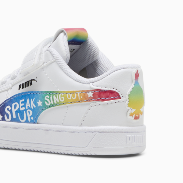 PUMA x TROLLS Caven 2.0 Toddlers' Sneakers, PUMA White-Active Red-Ravish, large-ZAF