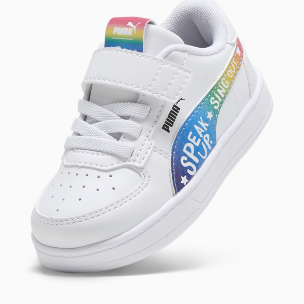 PUMA x TROLLS Caven 2.0 Toddlers' Sneakers, PUMA White-Active Red-Ravish, large-ZAF