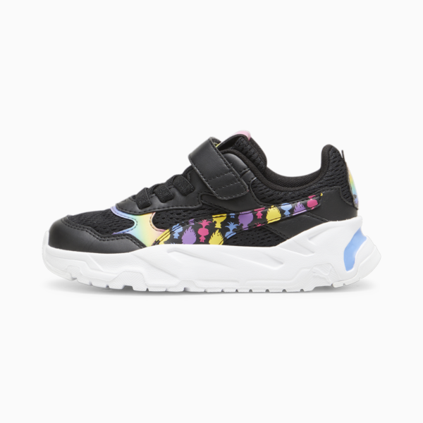PUMA x TROLLS Trinity Kids' Sneakers, PUMA Black-PUMA Green-Ultraviolet-Blue Skies, large-ZAF