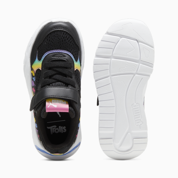 PUMA x TROLLS Trinity Kids' Sneakers, PUMA Black-PUMA Green-Ultraviolet-Blue Skies, large-ZAF