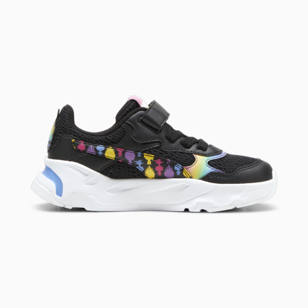 PUMA x TROLLS Trinity Kids' Sneakers, PUMA Black-PUMA Green-Ultraviolet-Blue Skies, large-ZAF