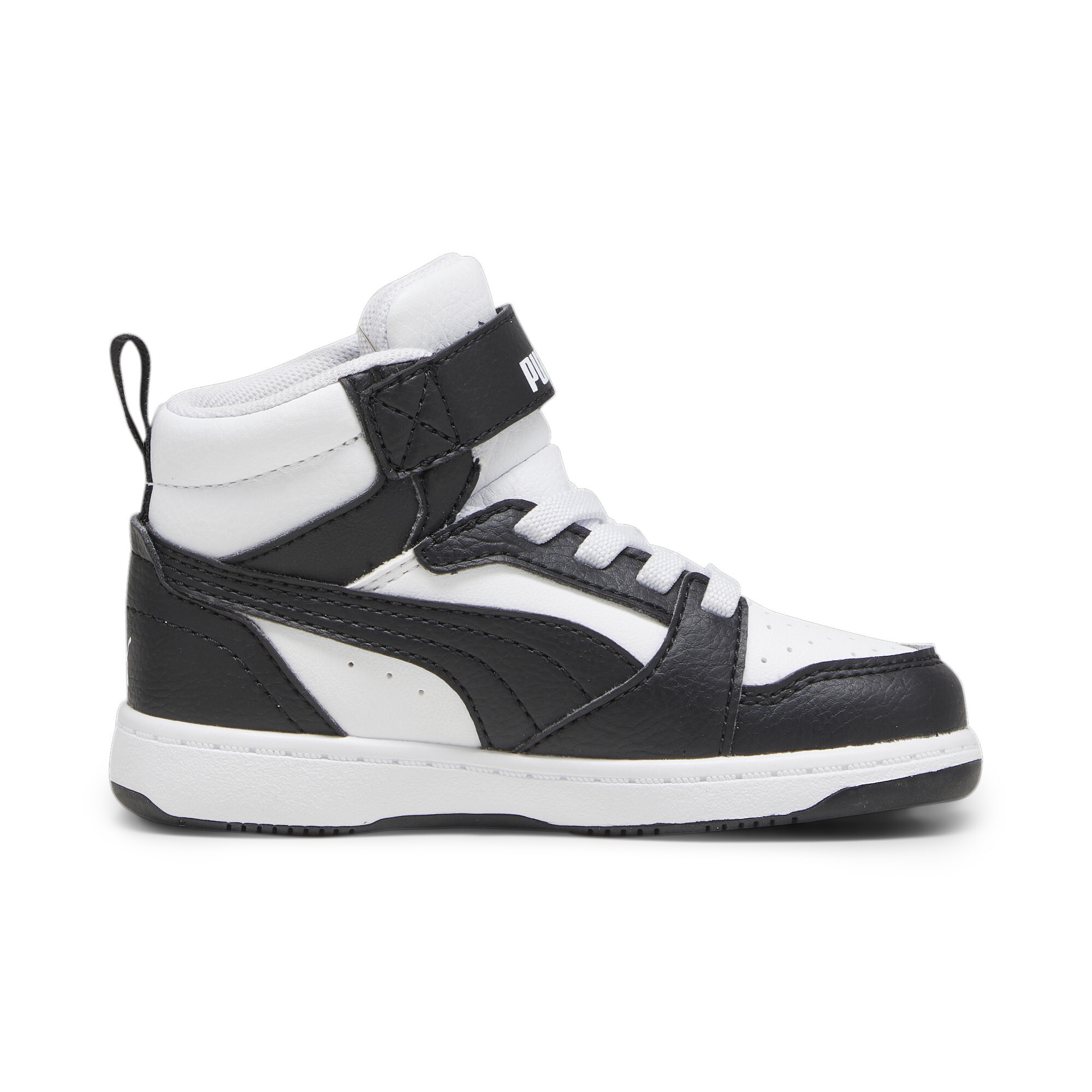 PUMA Rebound V6 Mid sneakers, Zwart/Grijs/Wit, Maat 19 thumbnail 3
