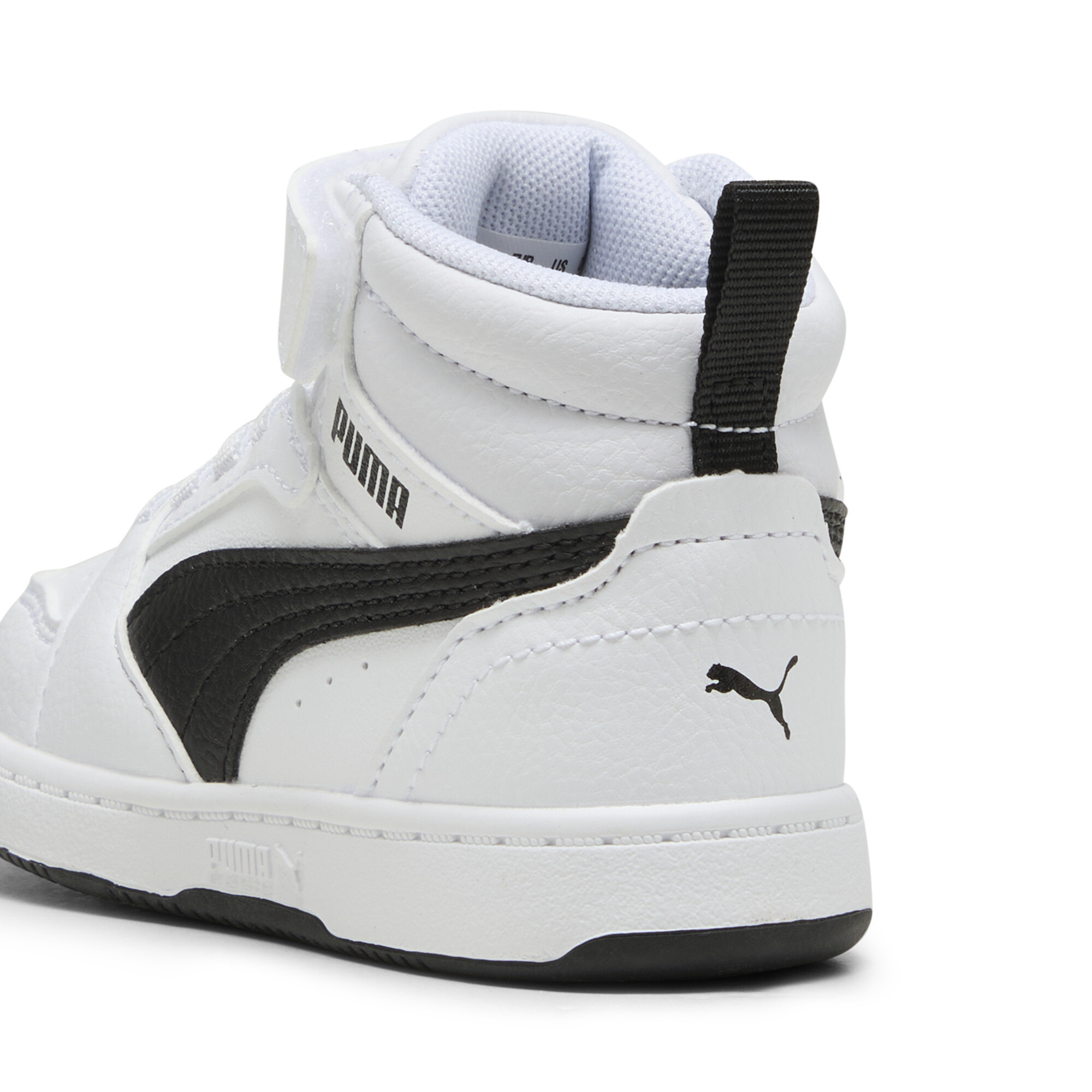 PUMA Rebound V6 Mid sneakers, Zwart/Wit, Maat 25 thumbnail 7