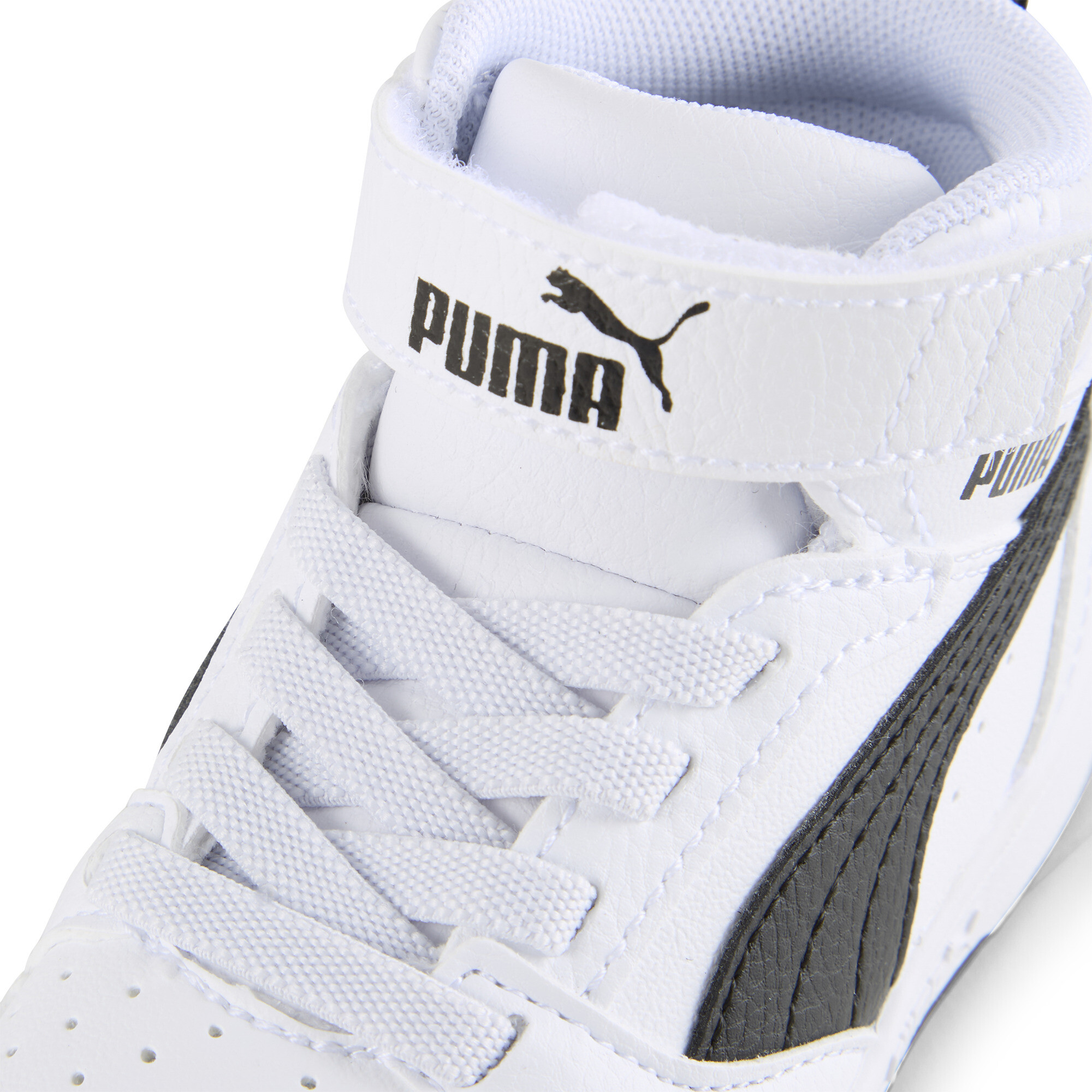 PUMA Rebound V6 Mid sneakers, Zwart/Wit, Maat 25 thumbnail 3