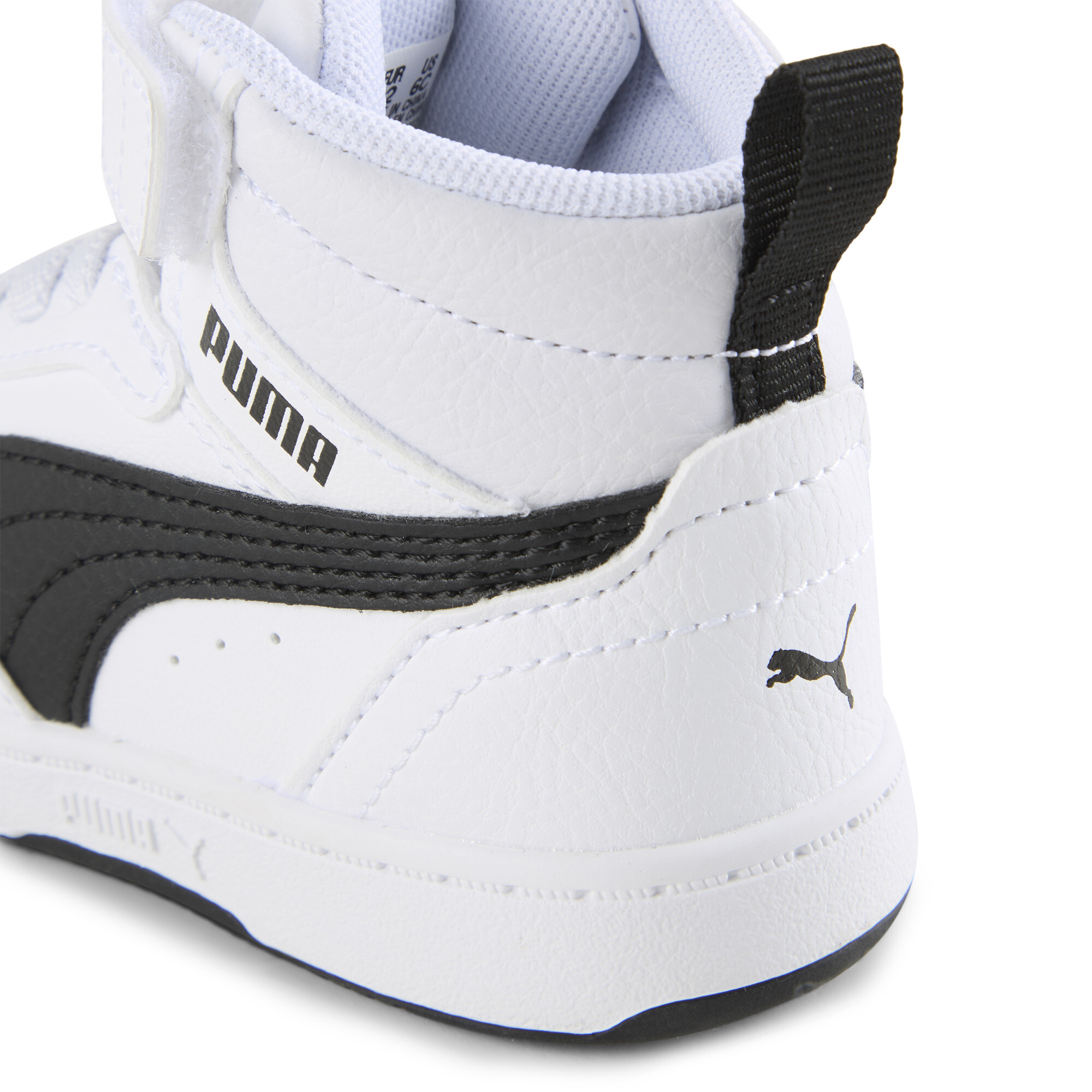 PUMA Rebound V6 Mid sneakers, Wit/Zwart