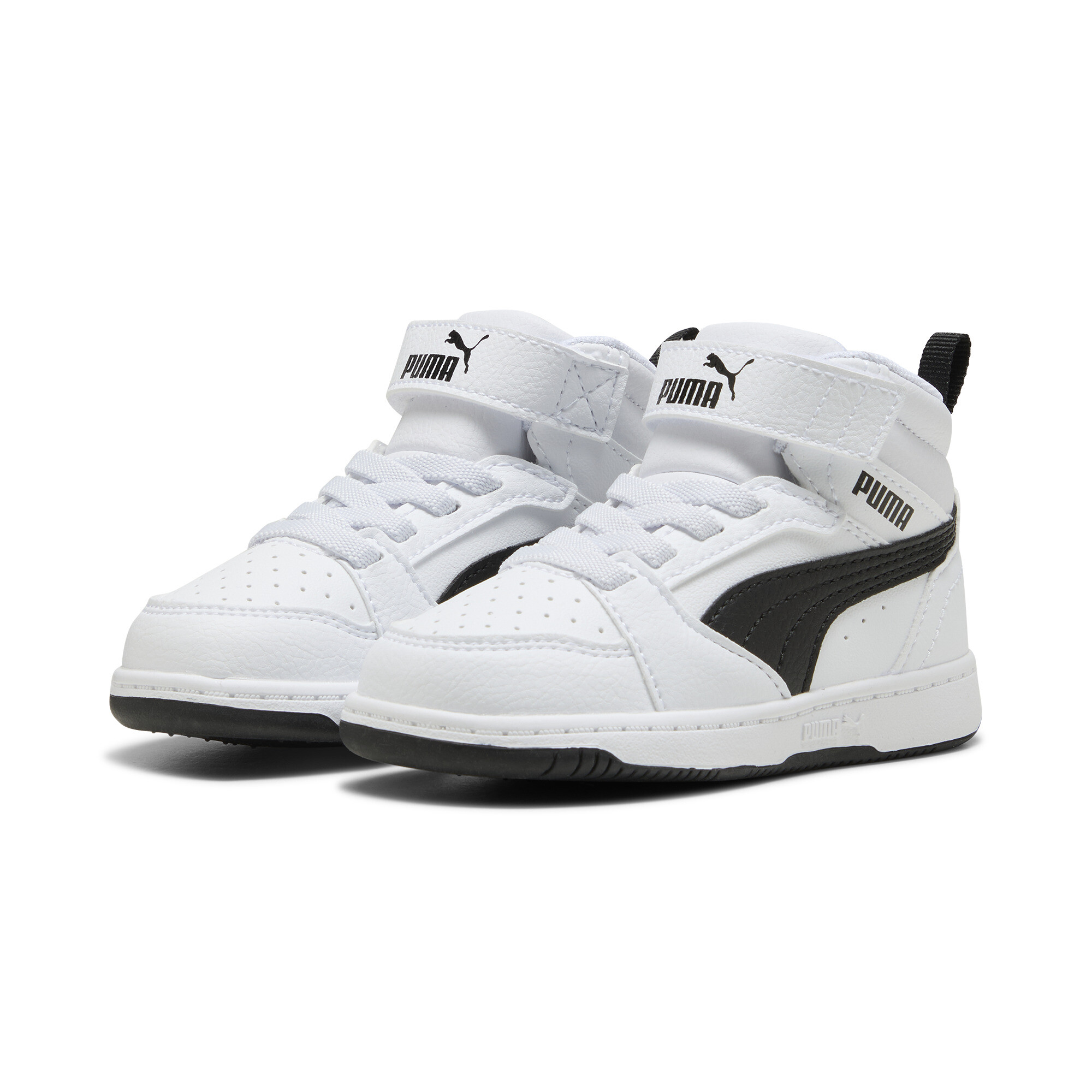 PUMA Rebound V6 Mid sneakers, Zwart/Wit, Maat 25 thumbnail 8