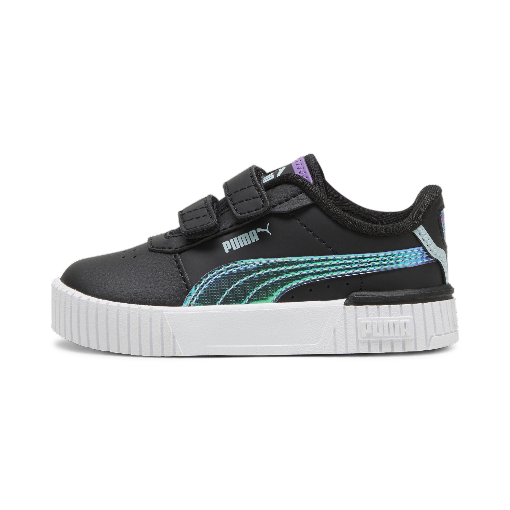 Puma Carina 2.0 Deep Dive Sneakers Babys Schuhe Für Damen | Mit Plain | Black/Ultraviolet/Turquoise Surf | Größe: 24