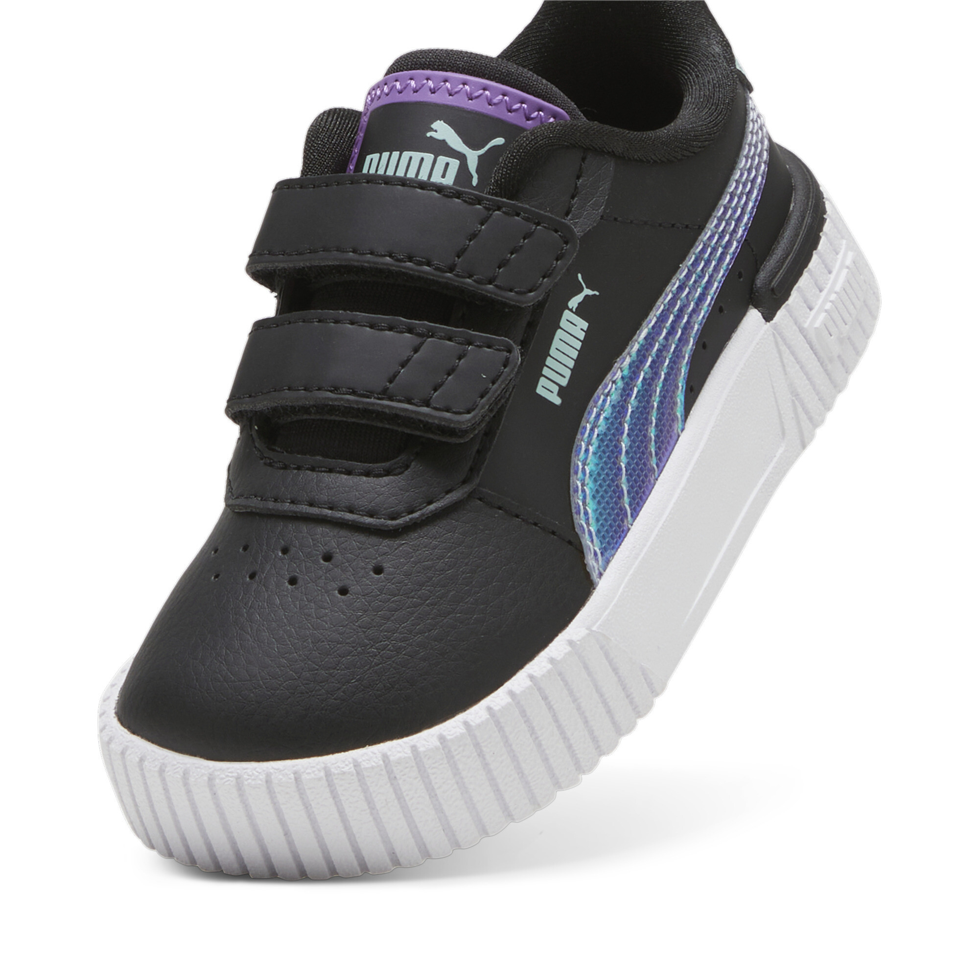 Women's Puma Carina 2.0 Deep Dive Toddlers' Sneakers, Black, Size 20, Shoes