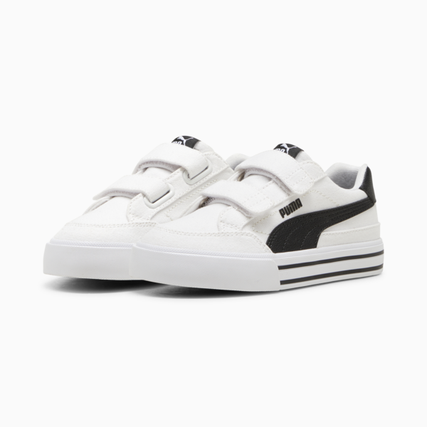 Tenis niños Court Classic Vulc Formstrip, PUMA White-PUMA Black, large-MEX